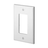 Decora Wallplate, 1-Gang, Nylon, Gray, Midway By Leviton PJ26-GY