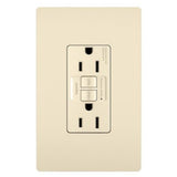 Tamper Resistant GFCI Receptacle, Self-Test, 15A, Light Almond By Pass & Seymour 1597-TRLA