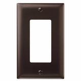 Decorator Wallplate, 1-Gang, Nylon, Brown By Pass & Seymour TP26