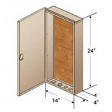 SURFACE MOUNT EXT. ENC. W/HINGED DOOR By Benner-Nawman 14244W-SM