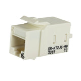 CAT 6 Keystone Jack, Ivory By Ortronics KT2J6-99