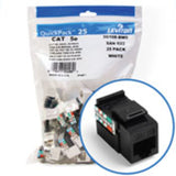 Jack Cat 5e Blk Bulk 25 By Leviton 5G108-BE5