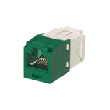 Snap In Connector, Mini-Com, TX6 PLUS UTP, Cat 6, Green By Panduit CJ688TGGR