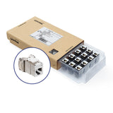 ATLAS-X1™ Cat 6 Shielded QUICKPORT™ Jack, White, GREENPACK™ (12PK) By Leviton 61SJK-CW6