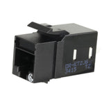 Keystone CAT 6 Jack, Black By Ortronics KT2J625-00