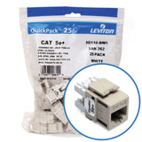 Jack Cat 5e+ Iv Bulk25 By Leviton 5G110-BI5