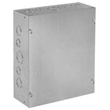 NEMA 1 Screw Cover Enclosure, Powder Coated Steel with Knockouts, 4