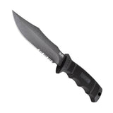 Seal Pup Black TiNi, Serrated Knife w/ Sheath By SOG Specialty Knives M37K