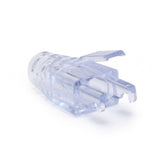 Strain Reliefs for EZ-RJ45 Pass-Through RJ45 Connectors, CAT6, Clear, 100/Jar By Platinum Tools 202036J