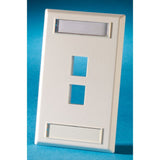 FP KEYSTONE 2HOLE SG PC DESIG WHITE By Ortronics KSFP2-88