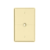 Sectional Wallplate, Phone/Cable Split Plate, Nylon, Ivory By Leviton N751-I