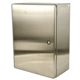 Enclosure, NEMA 4X, Hinged Cover, Stainless Steel, 16