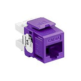 eXtreme Cat 6A QuickPort Connector, Channel-rated, Purple By Leviton 6110G-RP6