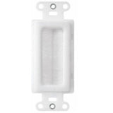 Wallplate Insert, Decora, Cable Entry, Wht By ON-Q WP1014-WH