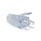 Strain Reliefs for EZ-RJ45® Pass-Through RJ45 Connectors, CAT5E, Clear, 100/Jar By Platinum Tools 202035J