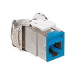 ATLAS-X1™ Cat 6 Shielded QUICKPORT™ Jack, Blue By Leviton 61SJK-RL6