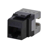 Cat 6, Snap-In, Black By DataComm Electronics 20-3426-BK