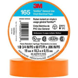 General Use Vinyl Electrical Tape, Multi-Purpose, Orange, 3/4