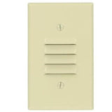 Louvre Wallplate, 1-Gang, Horizontal, Steel, Painted Ivory  By Leviton 86080