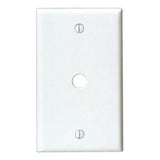 Phone/Cable Wallplate, 1-Gang, .406