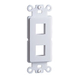 Decor Plate Insert, Wht By DataComm Electronics 20-5152