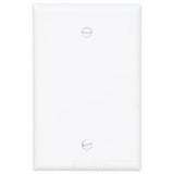 Wallplate 1G Blank Box Mount Poly Mid WH By Eaton Arrow Hart PJ13W