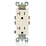 Tamper Resistant Duplex Receptacle, 20A, 125V By Leviton T5825-T