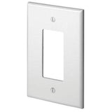 Decora Wallplate, 1-Gang, Thermoset, White, Oversized By Leviton 88601