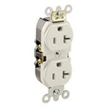 Duplex Receptacle, 20A, 125V, Narrow Body, Light Almond By Leviton 5362-ST