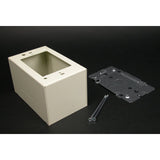 Extra Deep Device Box, 1-Gang, Fog White By Wiremold 2444-FW