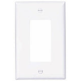 Wallplate 1G Decorator Poly Mid WH By Eaton Arrow Hart PJ26W