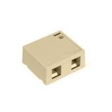 QuickPort Surface Mount Housing, 2-Port, Ivory By Leviton 41089-2IP