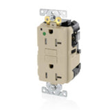 20A, 125V, Hospital Grade GFCI, Ivory By Leviton MGFT2-HGI