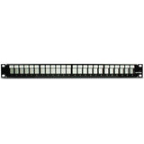 Patch Panel, QuickPort, High-Density, 24-Port, 1RMU, 1.75