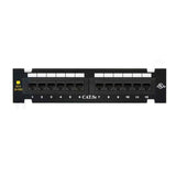 12-Port Patch Panel, CAT6 By DataComm Electronics 20-5602