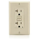 20A, 125V, Arc Fault/Tamper Receptacle, Ivory By Leviton AFTR2-I