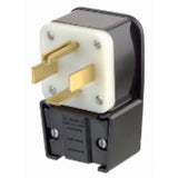 60 Amp Angle Plug, 125/250V, 14-60P, 3P4W, Grounding By Leviton 9462-P