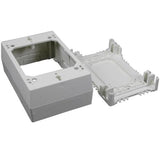 Deep Device Box, 1-Gang, 2300 Series Raceway, Ivory By Wiremold 2348