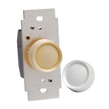 Rotary Dimmer Knob, 120 Amp, 600 Watts By Leviton RDL06-TW