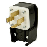 60 Amp Angle Plug, 120/208V 3PH Y, 18-60P, 4P4W, Non-Grounding By Leviton 8362-P