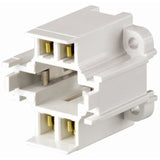 Fluorescent Lampholder, Compact, White By Leviton 26725-419