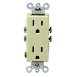 15A Decora Receptacle, Ivory By Leviton 5325-I