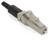 Connector, Multimode, Pre-Polished, Fiber Optic, FastCam LC, Beige By Leviton 49991-MLC