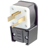 30 Amp Angle Plug,125/250V, 14-30P, Grounding By Leviton 9432-P