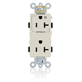 20A Commercial Grade Decora Receptacle, 5-20R, Light Almond By Leviton 16352-1PT