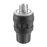 20A WETGUARD PLUG BLK By Leviton 26W82-B