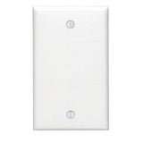 Blank Wallplate, 1-Gang, Nylon, White, Standard, Box Mount By Leviton 80714-W