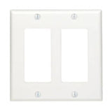 Decora Wallplate, 2-Gang, Nylon, Red By Leviton 80409-NR