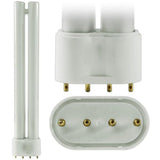 Compact Fluorescent Lamp, 18W, PL-L, 3500K  By Philips Lighting PL-L 18W/835/4P  1CT/25