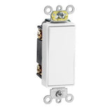 15A 3-Way Decora Switch, 120/277V, White By Leviton 5693-2W